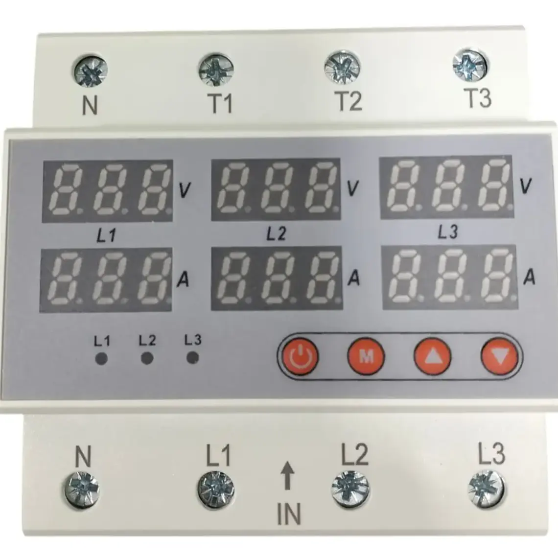 Protector de Voltaje y Corriente Trifásico 63A 3P+N RELETEK RM-FVA2 2