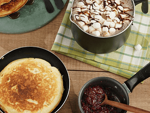 SET INFALTABLE: SARTEN 18CM + JARRO LECHERO + PEROL 10 CM