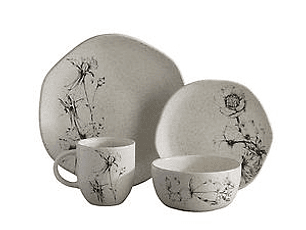 Vajilla Corona Elea 4 Puestos 16 Piezas