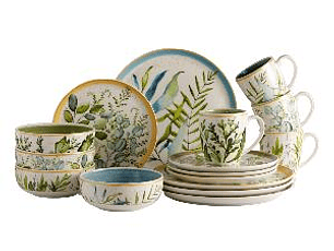 Vajilla Corona Siena 4 puestos 16 piezas