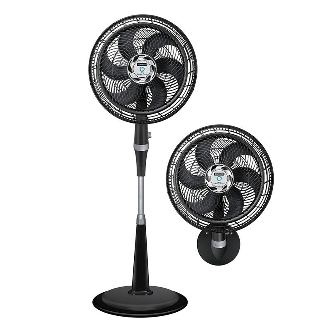 Ventilador SAMURAI Ultra Silence Force 2en1 negro 1