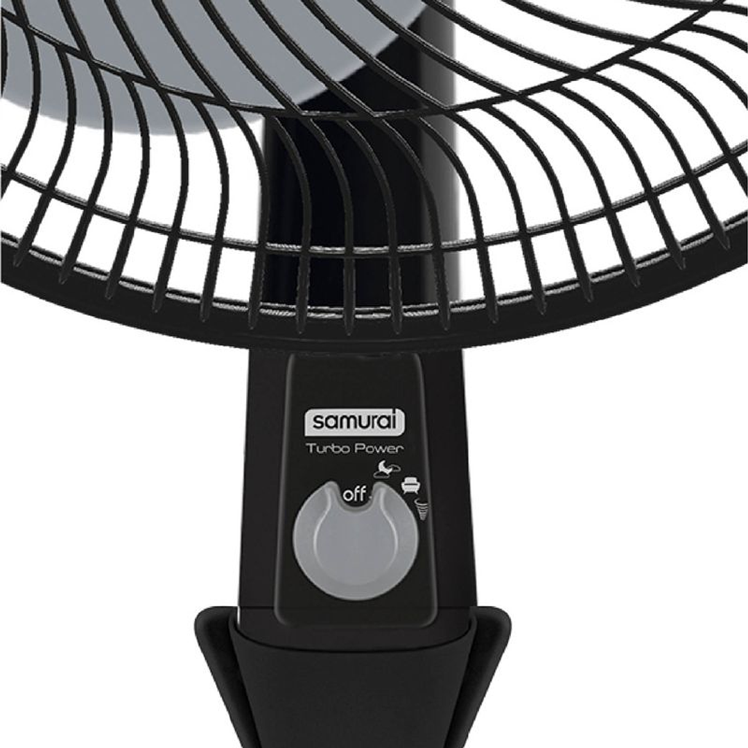Ventilador SAMURAI Turbo Power Pared Negro 5