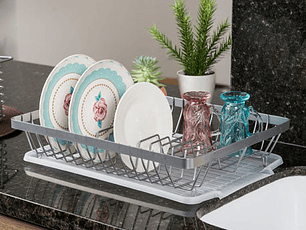 Escurridor Platinum con Bandeja / Rejiplas