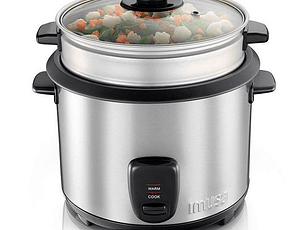 Arrocera Con Función Vaporera 10 Tazas / Imusa
