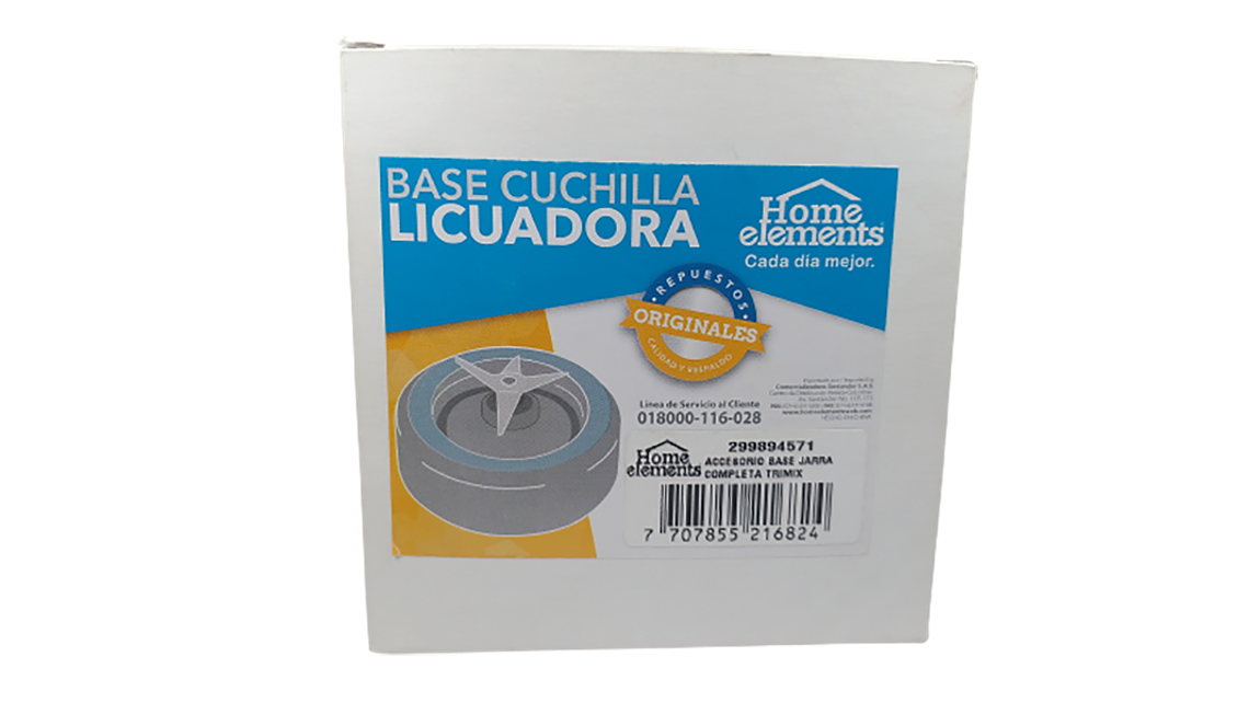 Cuchilla Negra Para Licuadora Home Elements Trimix  3