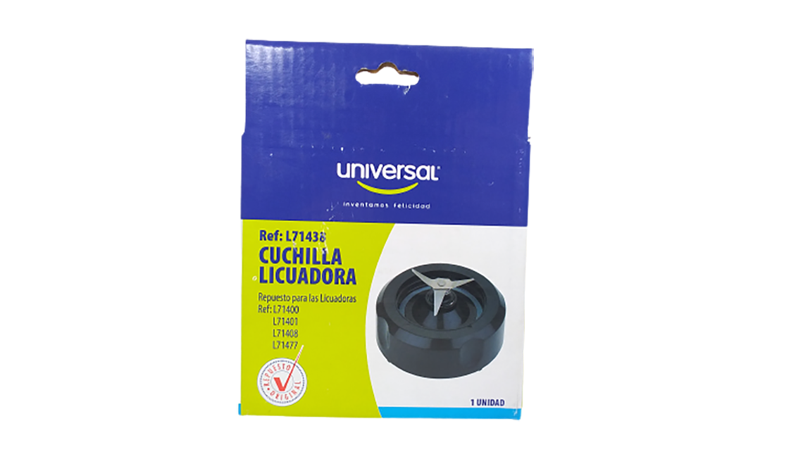 Cuchilla Universal L71438 Negra 5