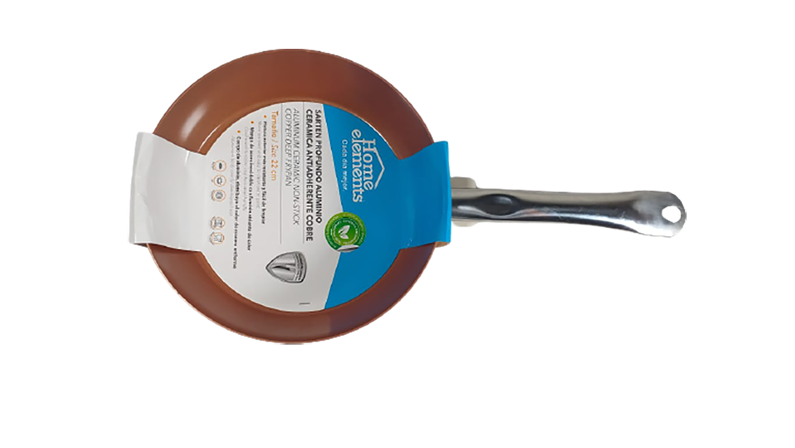 Sarten Cobre Home Elements Redondo 22 Cms 3