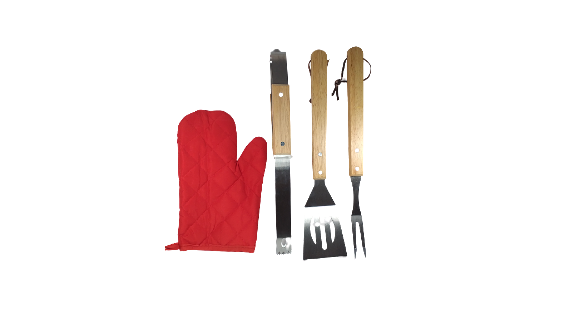 Set X 5 Pieza Asador Bbq 4