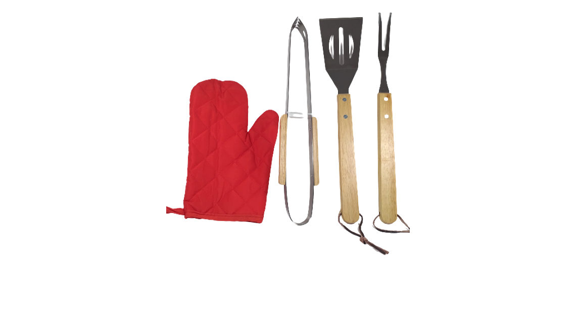 Set X 5 Pieza Asador Bbq 5