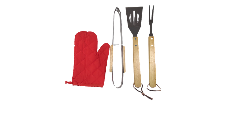 Set X 5 Pieza Asador Bbq 5