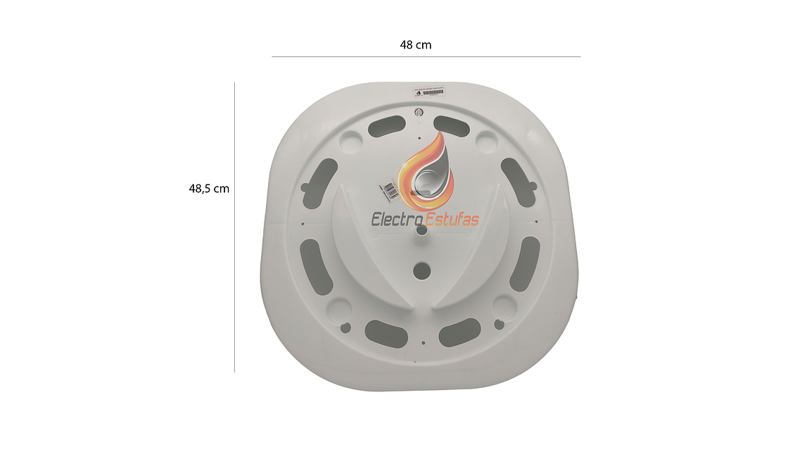 Base Pedestal Ventilador Samurai Turbo Blanca 2