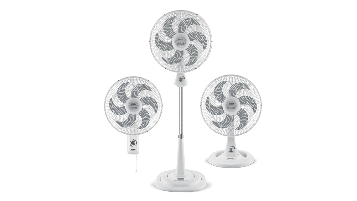 Base Pedestal Ventilador Samurai Turbo Blanca 4