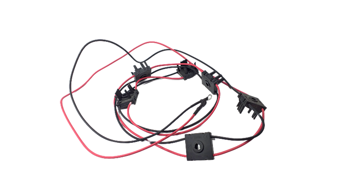 Catenaria Haceb 6 Llaves Rojo - Negro 1