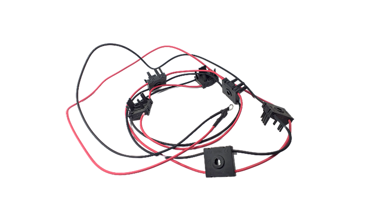 Catenaria Haceb 6 Llaves Rojo - Negro 1