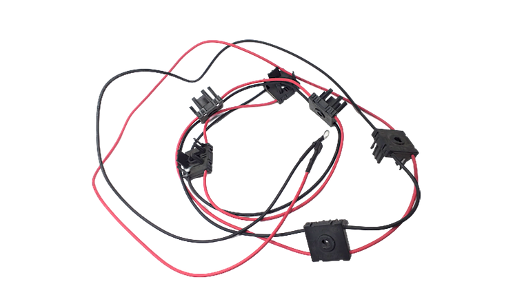 Catenaria Haceb 6 Llaves Rojo - Negro 2