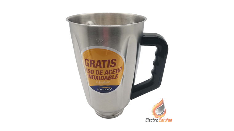 Vaso Licuadora Kalley En Acero Inox 1