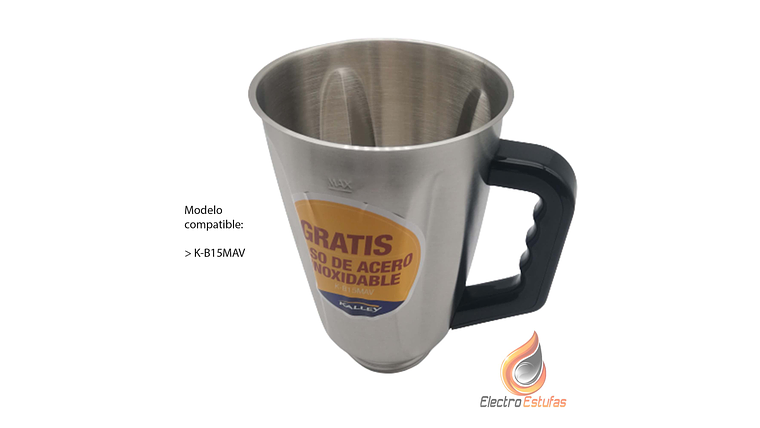 Vaso Licuadora Kalley En Acero Inox 6