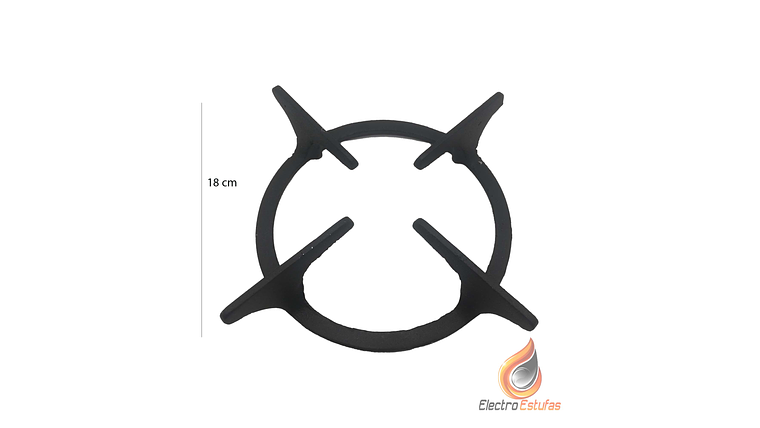 Parrilla Redonda Antigua Para Estufa Haceb  2