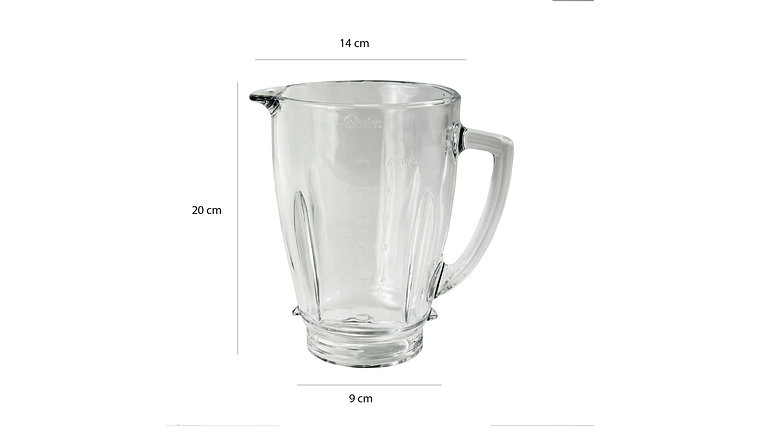 Repuesto Licuadora Oster Vaso De Vidrio 1209B 2