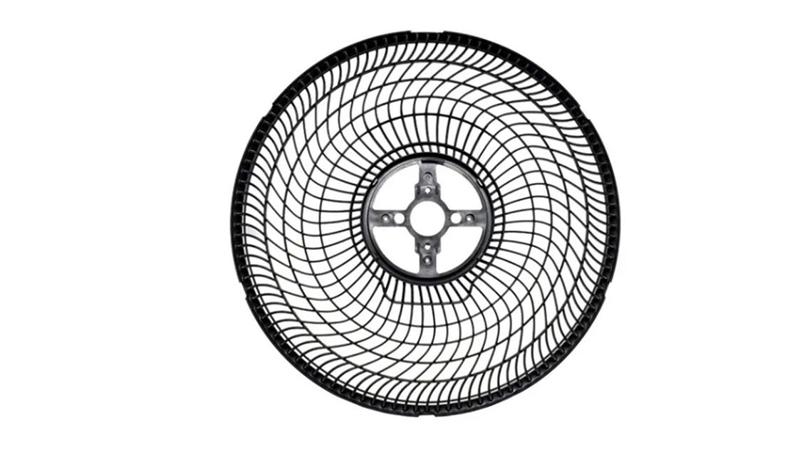 Malla o Parrilla Trasera Ventilador Samurai Tutbo Compact Negra 1