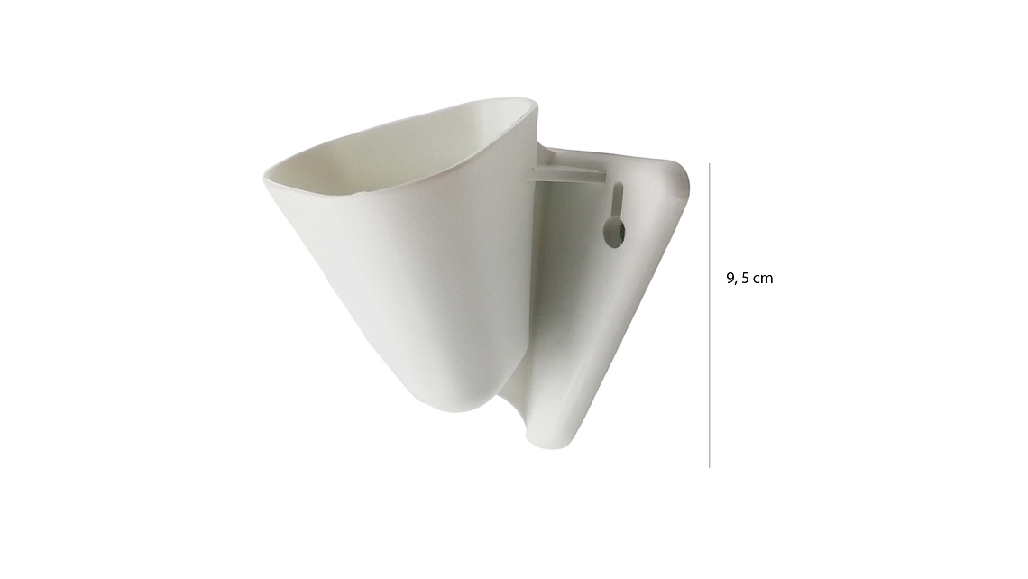 Repuesto Ventilador Samurai Air Protec Base Pared Blanca 4