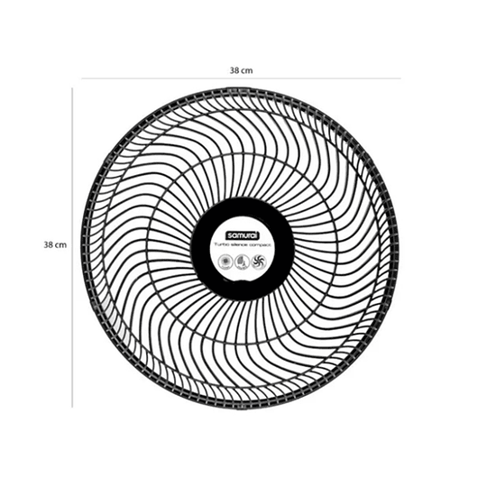 Repuesto Ventilador Samurai Compact Negro Juego Mallas | Parrillas