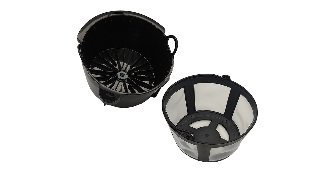 Filtro + Portafiltro Para Cafetera Oster 12 Tazas  1