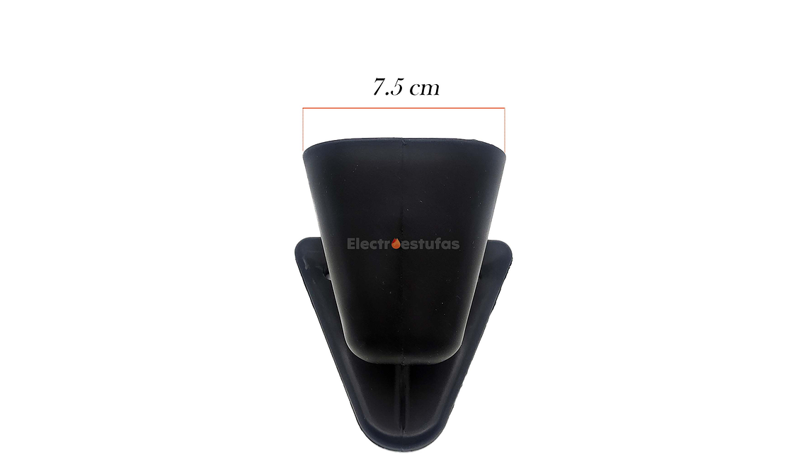 Repuesto Ventilador Samurái Air Protec Negro Base Pared 5