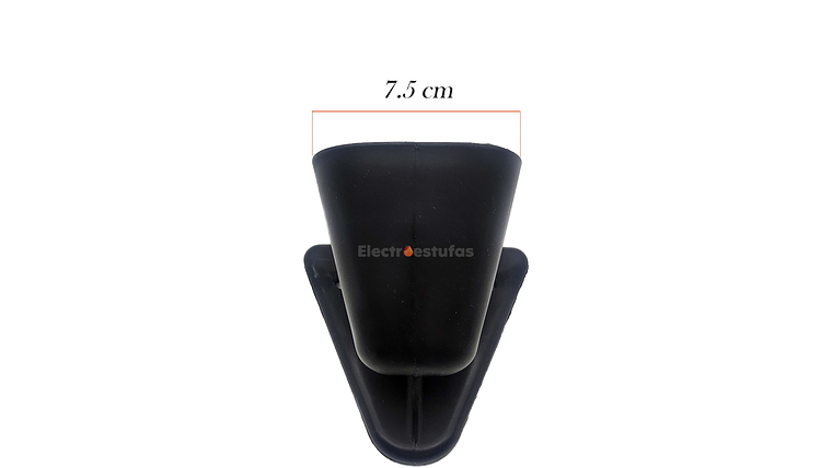 Repuesto Ventilador Samurái Air Protec Negro Base Pared 5