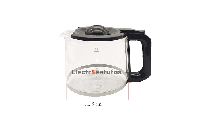 Jarra 12 Tazas Para Cafetera Home Elements  5