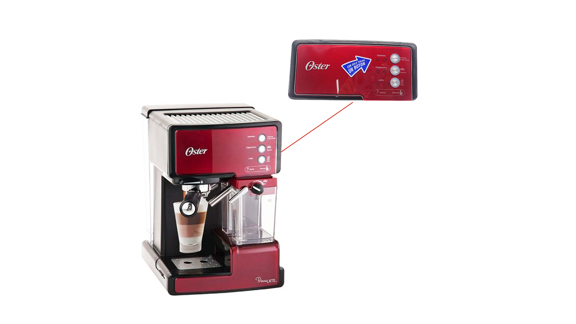 Tarjeta Electrónica Para Cafetera Primalatte Oster 4