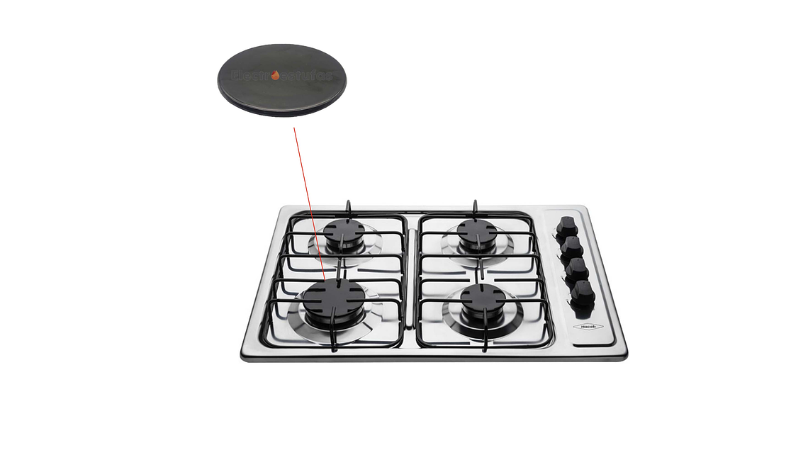 Repuesto Estufa Haceb Tapa Grande De Lujo Cubierta 4