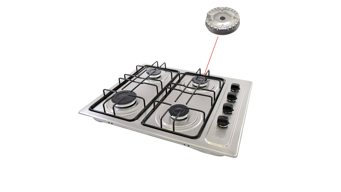 Repuesto Estufa Continental Quemador Rápido Nuevo 3