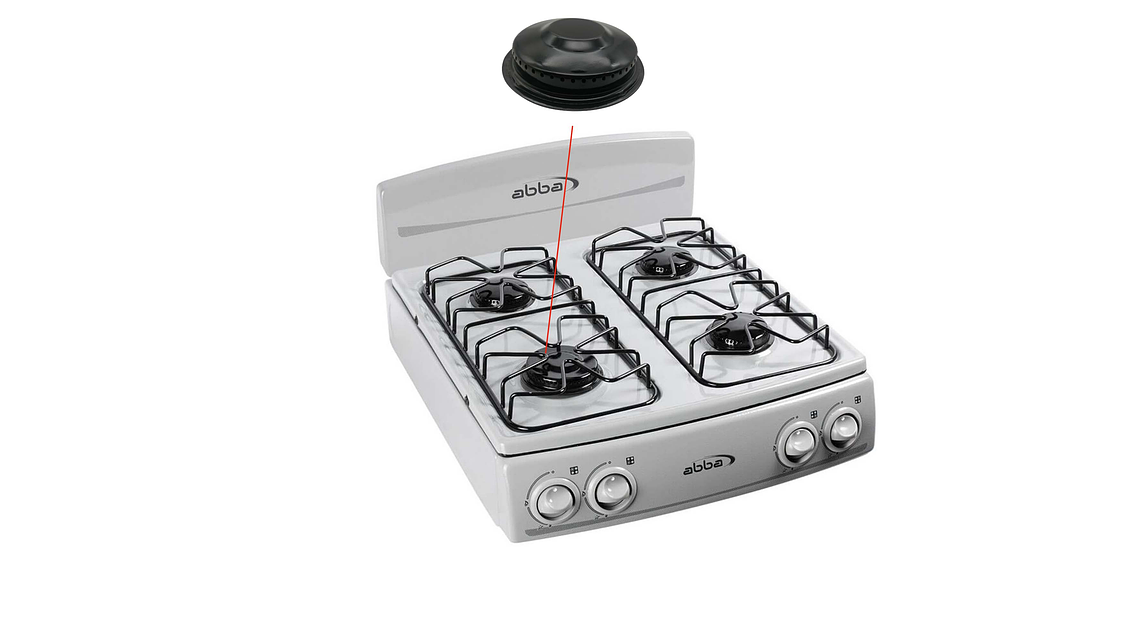 Quemador Abba Sellado Esmaltado Rapido 2000 4