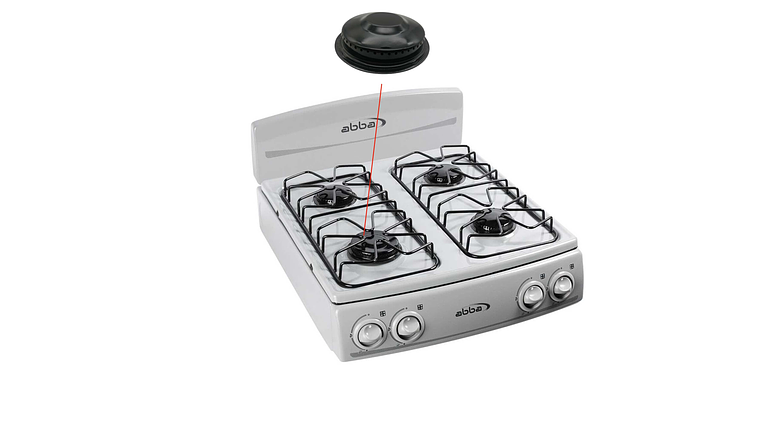 Quemador Abba Sellado Esmaltado Rapido 2000 4