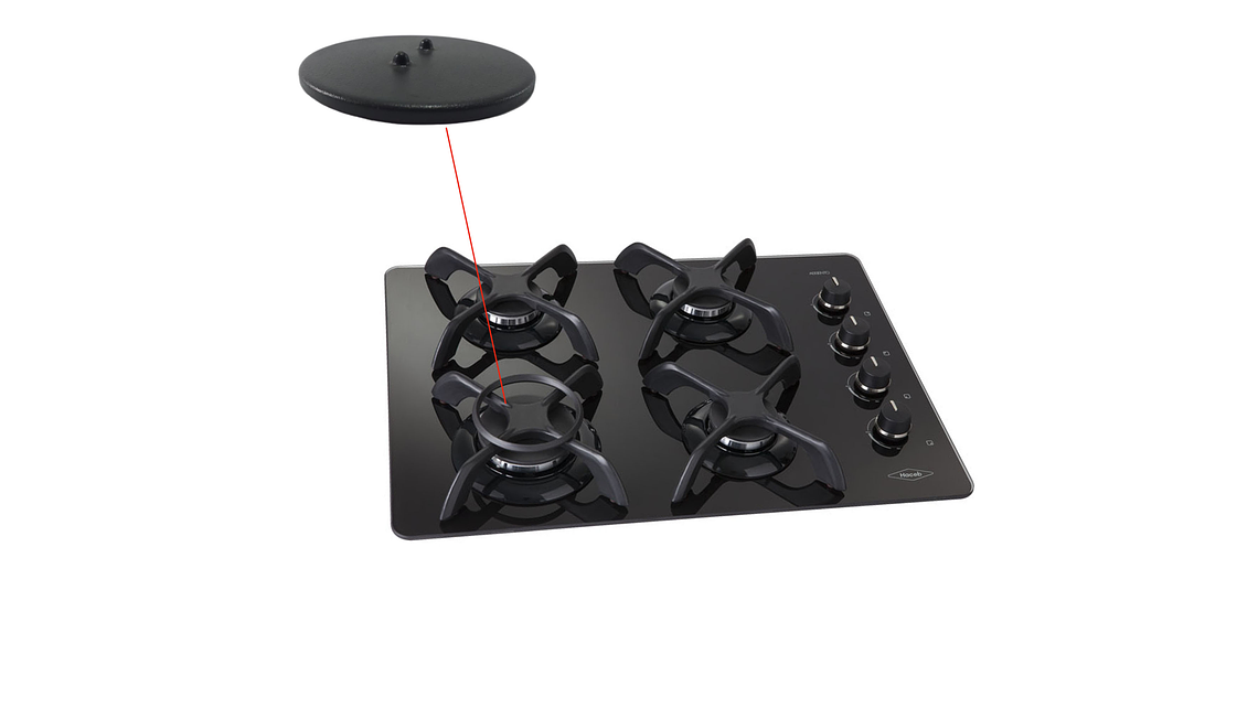 Repuesto Estufa Haceb Tapa Grande Pin 4