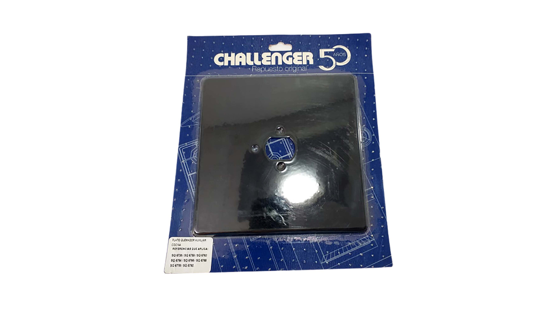 Plato Challenger Mini Cuadrado 2