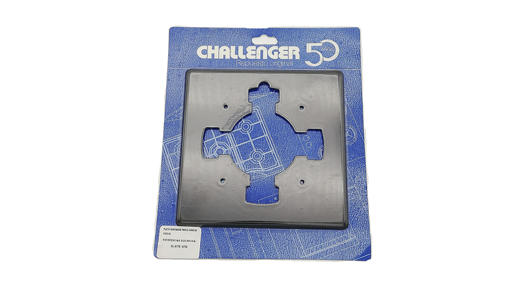 Plato Challenger Cuadrado 3 Coronas 2