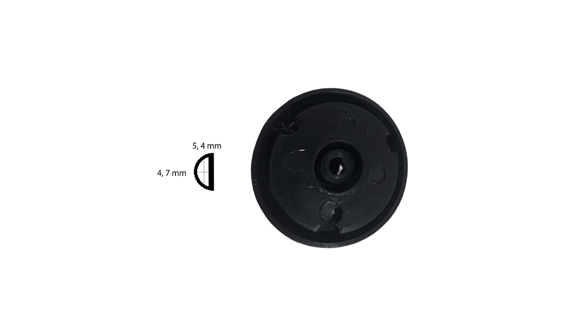 Perilla Continental Negra 4