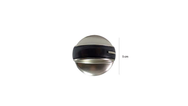 Perilla Mabe Espigo Largo Plateada 3