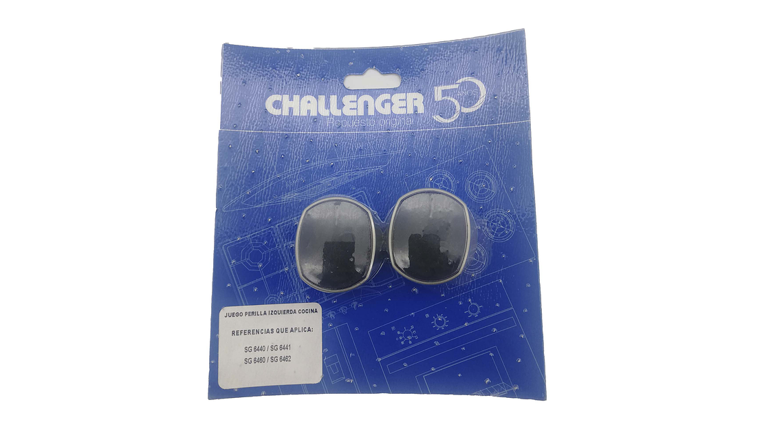 Repuesto Estufa Challenger Perilla X2 Model B 2