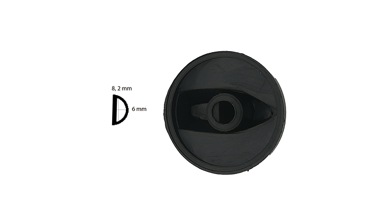 Perilla Arrow Negra Para Estufa Haceb  3