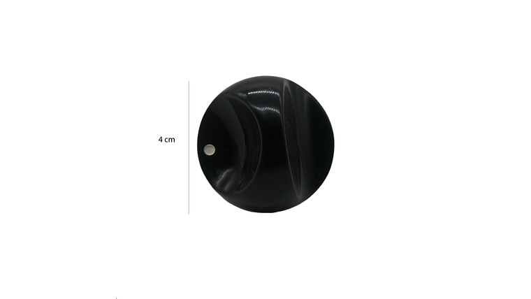 Perilla Larga Negra Para Estufa Abba  4