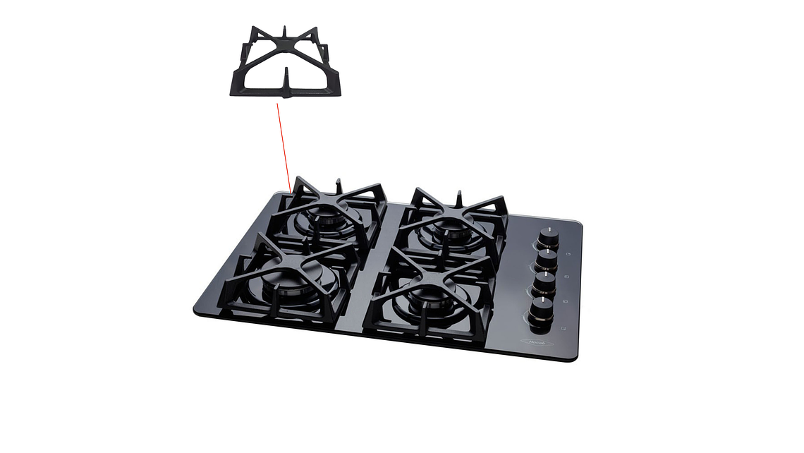 Parrilla Nogal Para Cubierta Haceb 4