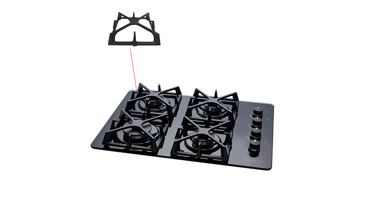 Parrilla Nogal Para Cubierta Haceb 4