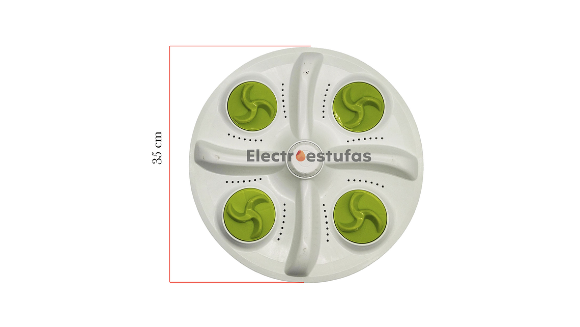 Repuesto Lavadora Haceb Plato Agitador 5