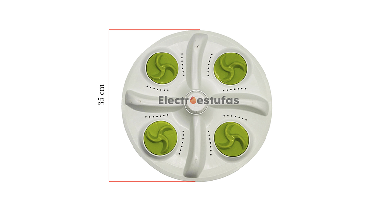 Repuesto Lavadora Haceb Plato Agitador 5