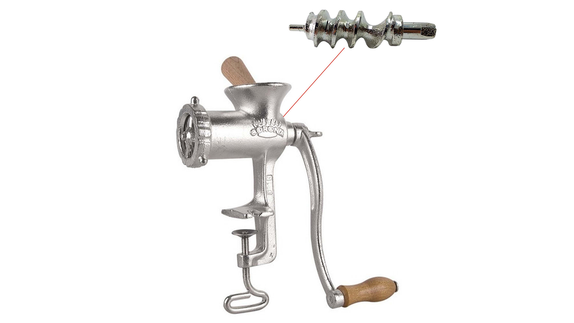 Gusano Carne Molino Corona 4