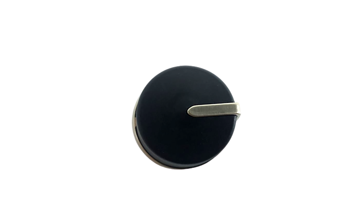 Perilla Aro Metálico Lateral Negro Para Estufa Haceb  1