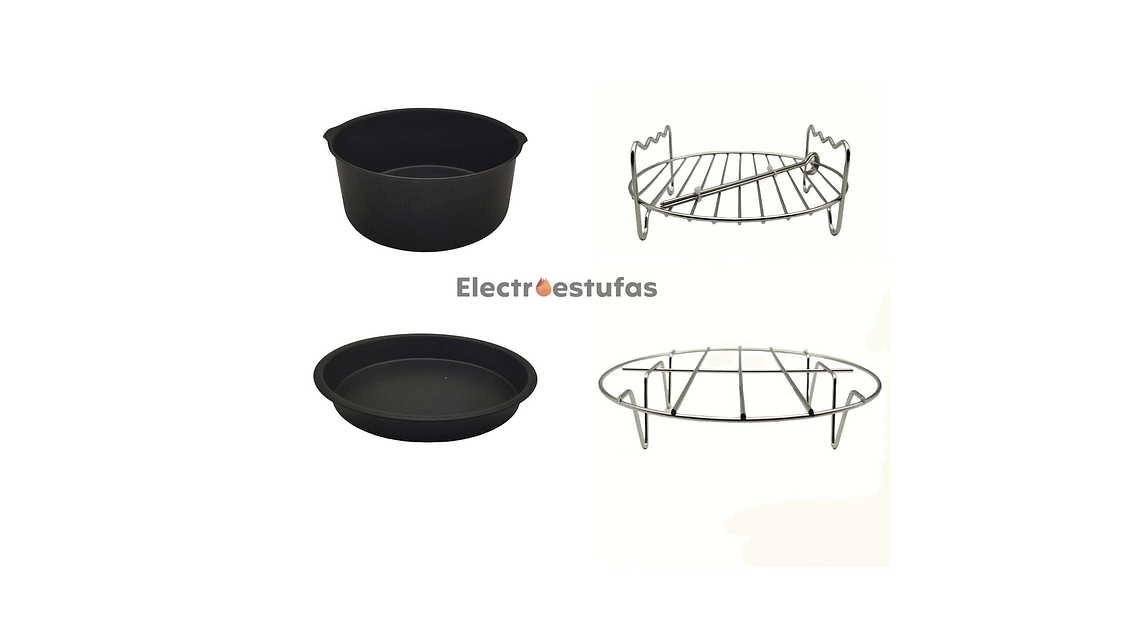 Kit Accesorios Para Freidoras De Aire Imusa 3